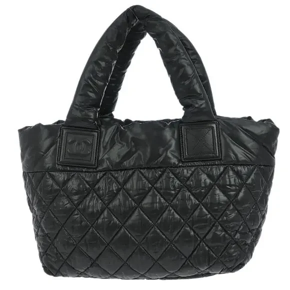 Chanel Quilted Nylon Coco Cocoon Reversible Tote Black - Picture 2 of 4